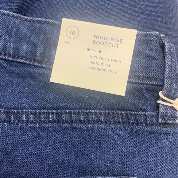 NEW Universal Thread 10 High Rose Bootcut Bintage Stretch Dark Wash (G1) - Picture 5 of 8